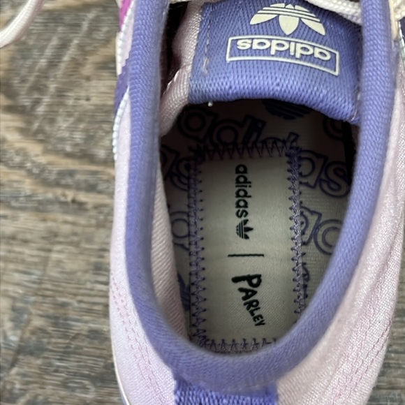 Adidas Women's Nizza Platform Mid -Almost Pink / Pulse Lilac / Wonder White 7 - Picture 4 of 9